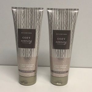 Baths & Body Works Cozy Evening body cream.